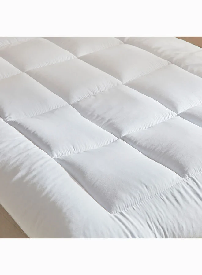 هوم بوكس Nova Microfibre Single Mattress Topper 200 x 4 x 90 cm