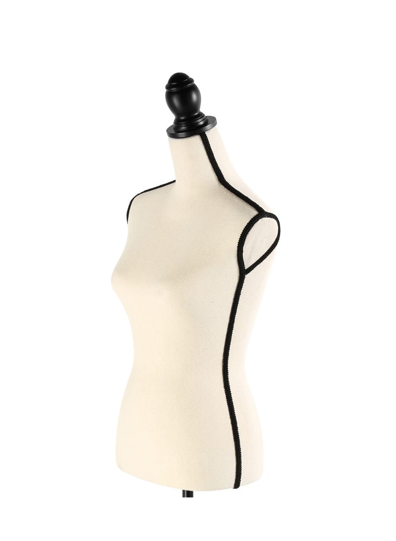 Arabest Female Dress Form Mannequin Torso Adjustable Height Mannequin Body with Tripod Stand for Clothing Dress Jewelry Display, Beige - Image 5