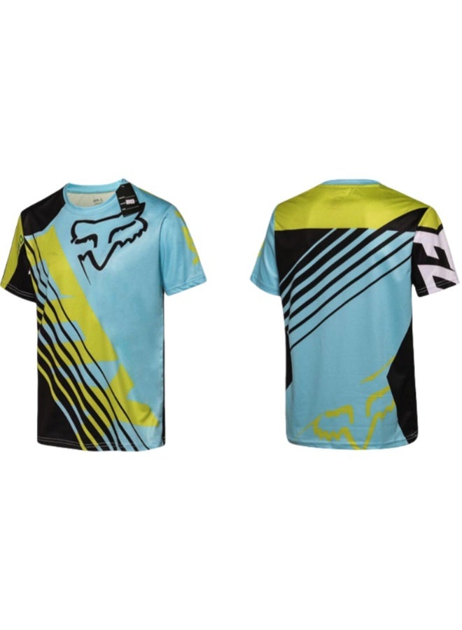 Fox Men's Outdoor Cycling Suit Off-road Road Mountain Bike Cycling Tops - Image 1