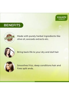 VAADI HERBALS Olive Conditioner With Avocado Extract 350 Ml  - Image 3