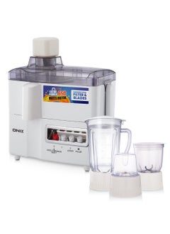 Food Processor 4-In-1 (Juicer + 1.8L Blender Jar + Chutney Jar + Dry Jar)Stainless Steel Filter & Blade ,2 Speed And Pulse, Overheat Protection,
