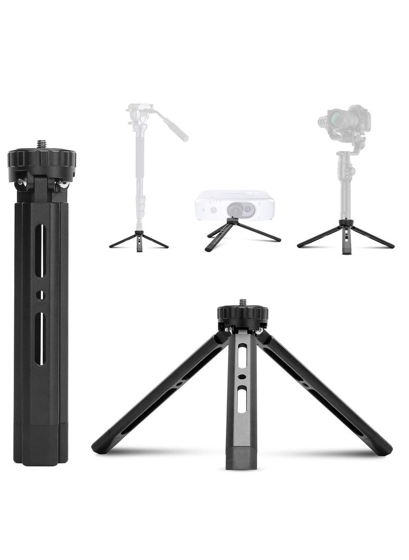 Y&D - Metal Mini Tripod Aluminum Desktop Tabletop Flexible Stand Compact with Adjustable Length and Nonslip Rubber Pads for Smooth Q/4 Crane Plus/2 Osmo Mobile - Image 1