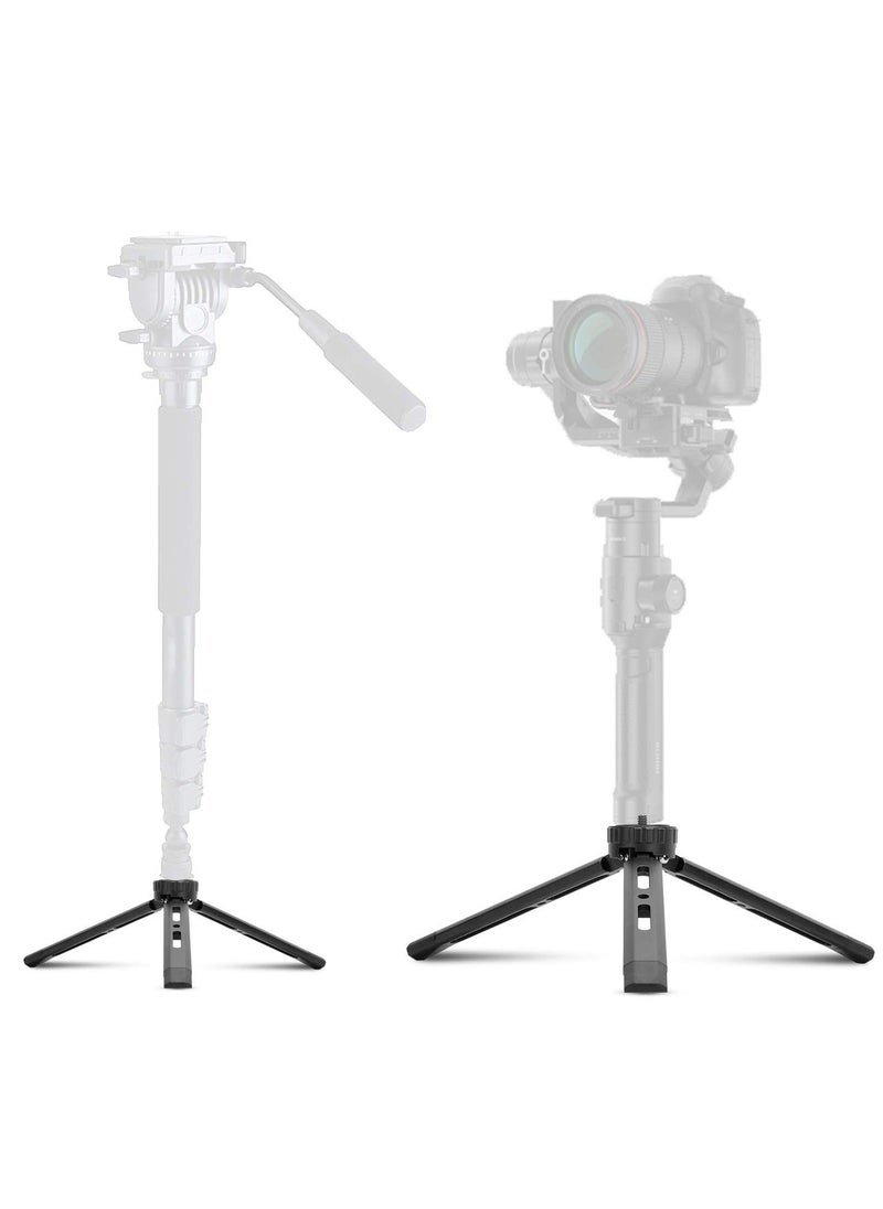 Y&D - Metal Mini Tripod Aluminum Desktop Tabletop Flexible Stand Compact with Adjustable Length and Nonslip Rubber Pads for Smooth Q/4 Crane Plus/2 Osmo Mobile - Image 1