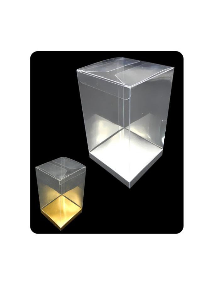 PARTY FUN PVC Gift Boxes Set of 12 Pcs Golden + Silver Elegance Wrapped in Every Gift - Image 1