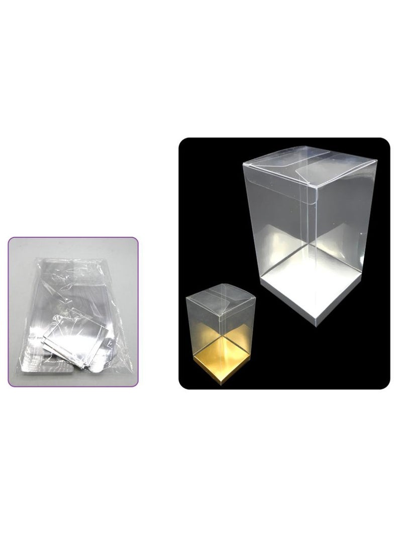 PARTY FUN PVC Gift Boxes Set of 12 Pcs Golden + Silver Elegance Wrapped in Every Gift - Image 3