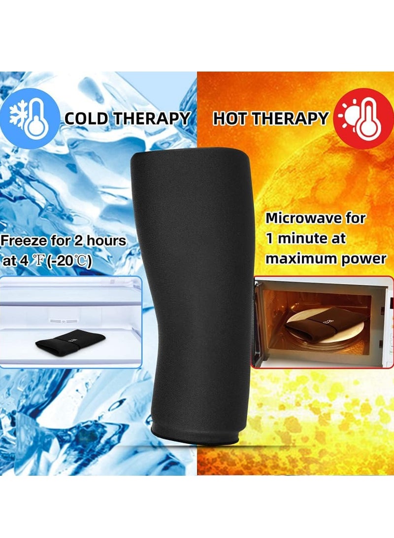 SYOSI Hot & Cold Therapy Flexible Ice Packs Compression Sleeve Reusable Gel Pack for Injury Wrap Knee Calf Elbow  - Image 4