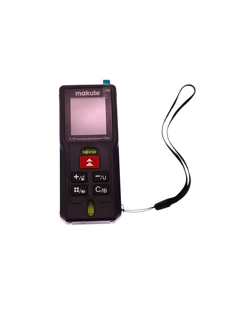 makute 100M Laser Distance Meter with Electronic Angle Sensor, ±2mm Accuracy, LCD Display, 99 Data Memory, Multiple Measurement Units, Class II Laser, AAA Battery Powered – MKLDM10011 - Image 5