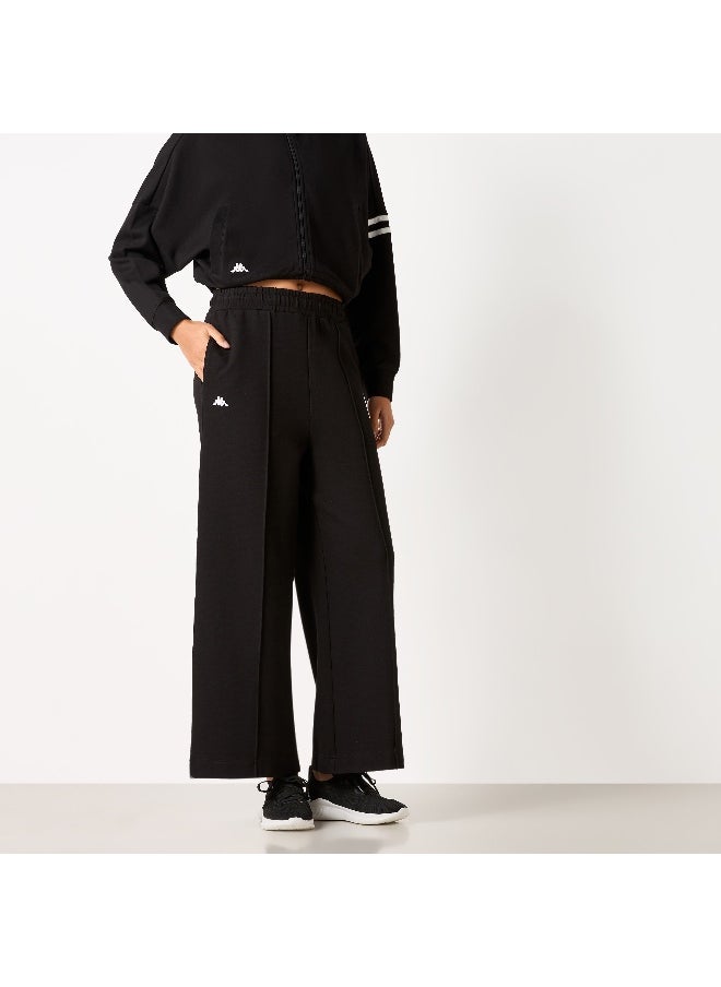 Kappa Kappa Logo Print Track Pants with Pockets  - Image 1