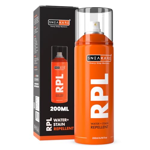 SNEAKARE 200ml RPL Spray for Shoes (Pack of 1) - Shoe Protector Spray - Stain & Water Repellent Sneaker Protector - Waterproof Spray for Shoes - Works On Leather, Suede, Nubuck & Canvas - Image 1