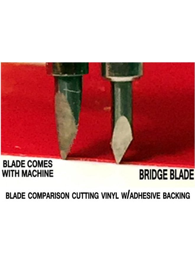 Bridge Cutters Blade Adapter for Scan n Cut use Universal Blades in The deep Cut Holder 3 Blades 60 Degree Angle Compatible with Brother ScanNCut - Image 4