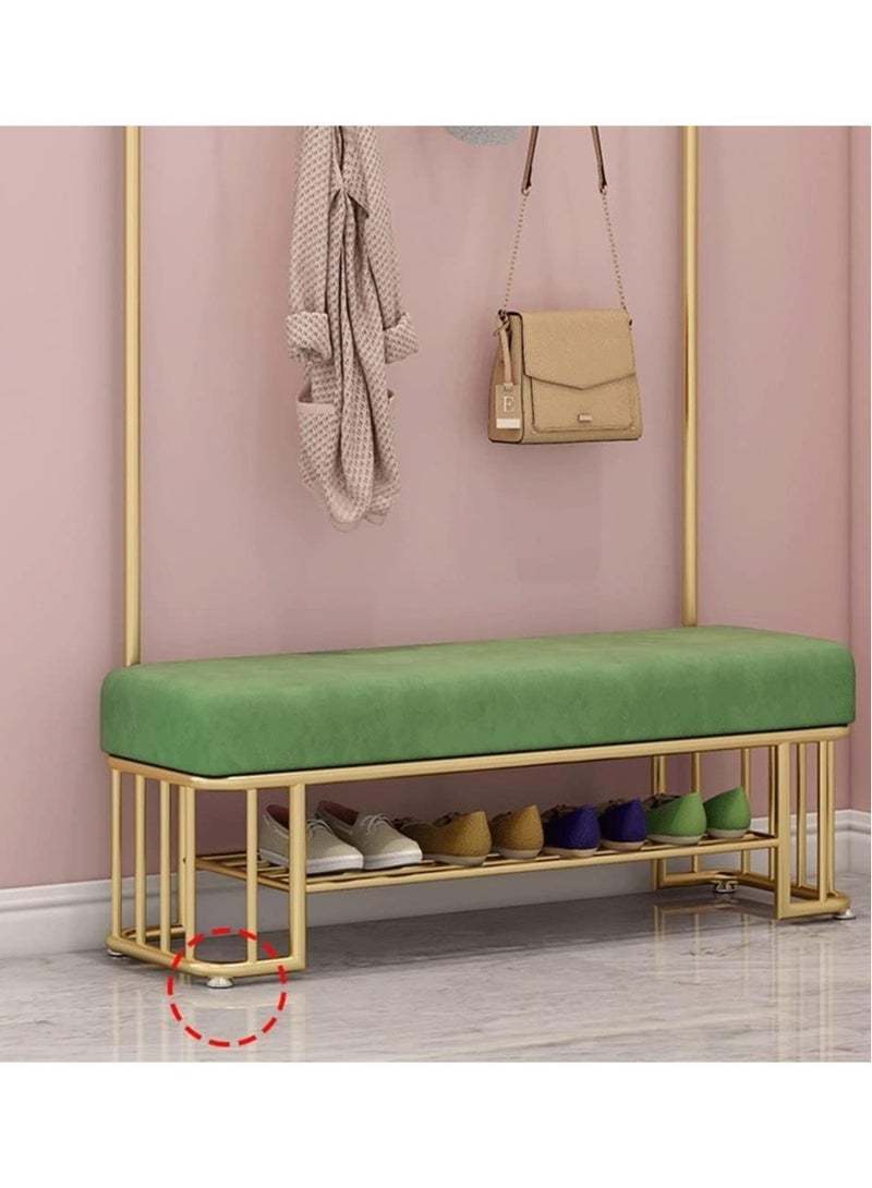 مسند قدم متعدد الوظائف، حامل أحذية منزلي، مقعد مزدوج، حامل معاطف، مرآة، مناسب لغرفة المعيشة، الشرفة، الممر، الزاوية - Image 3