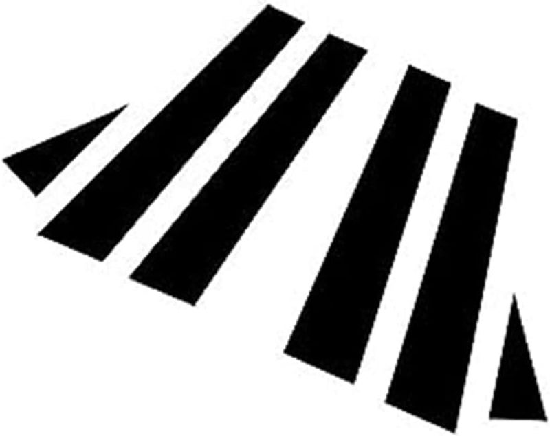Wivplex Glossy Black Car Window Trim Cover - Image 1