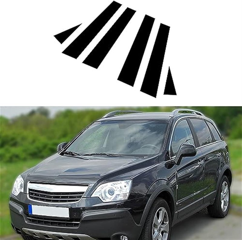 Wivplex Glossy Black Car Window Trim Cover - Image 2