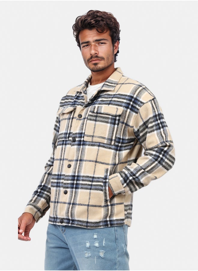 RAVIN Snap Buttoned Plaids Heavy Winter Shirt  - Image 2