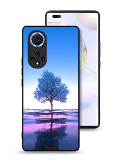 Honor 50 Pro Protective Case Cover Tree Neon Body Of Water Reflection Digital Art