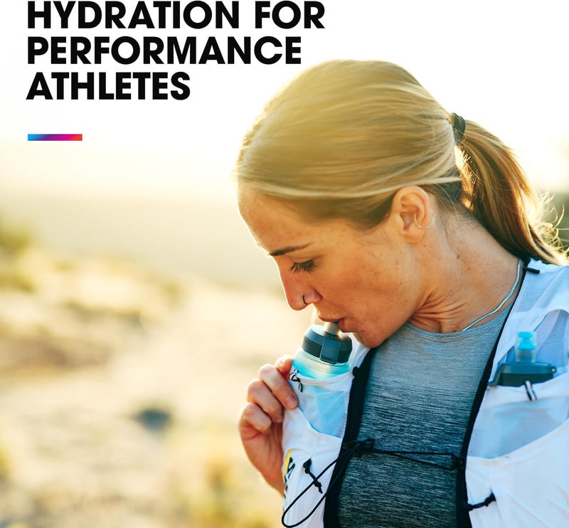 Hydrapak UltraFlask Speed 600ml - Collapsible Soft Flask -Malibu Blue - Image 2