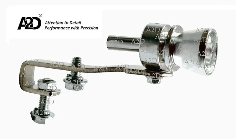 A2D ? 9406. Turbo Type Sound Whistle Car Silencer Exhaust Silver for Maruti Suzuki Wagon R Stingray - Image 3