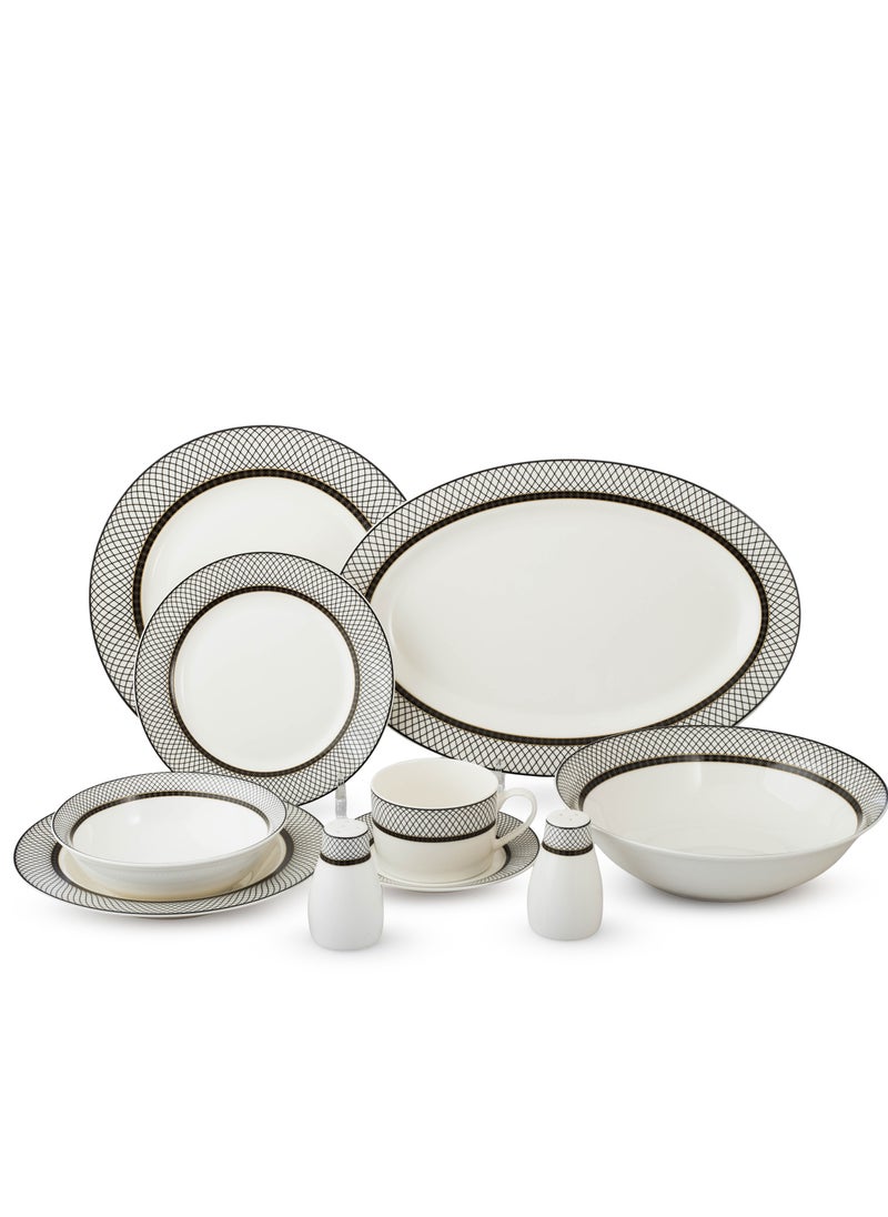 Dania Porcelain dinner set consisting of 40 pieces and 6 people  - Image 2