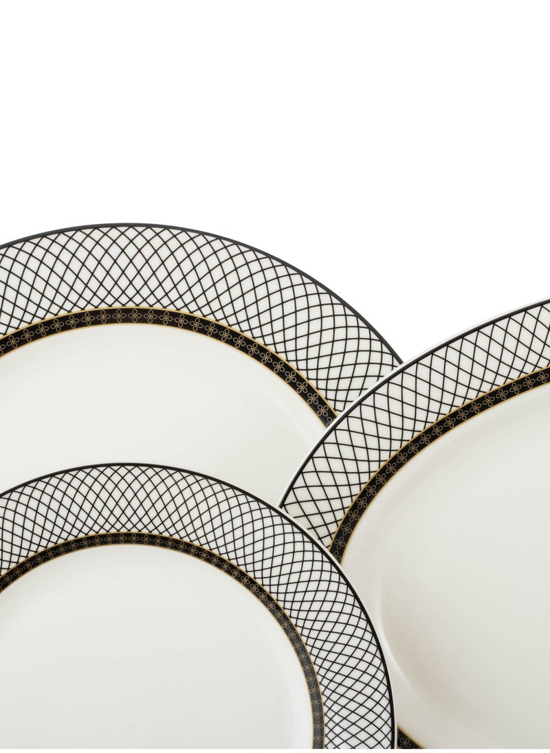 Dania Porcelain dinner set consisting of 40 pieces and 6 people  - Image 4