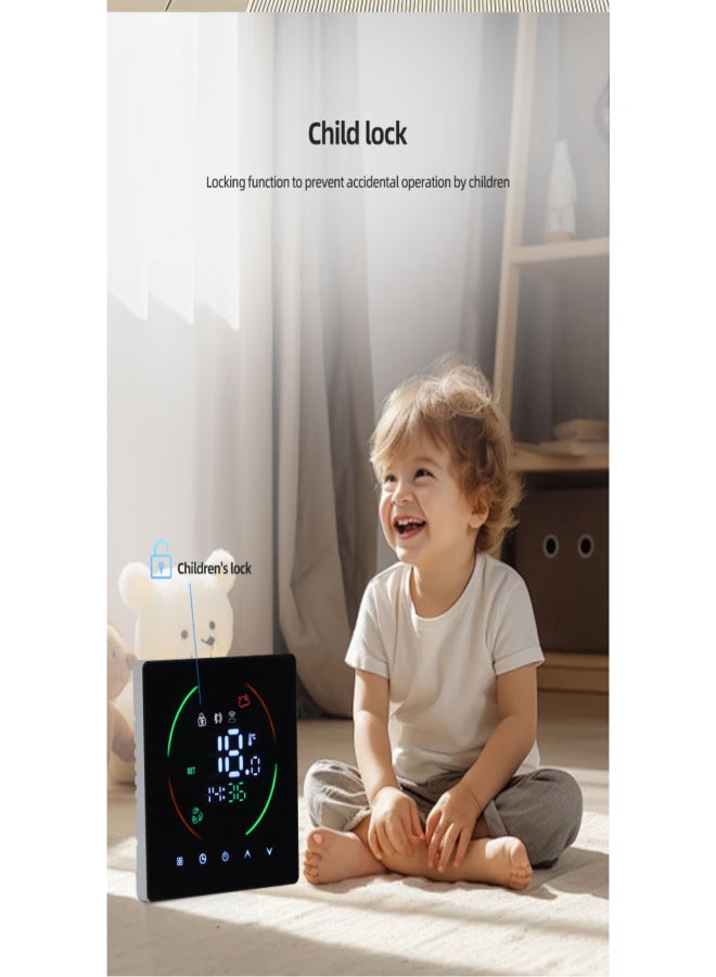 EAST2 Thermostat WIFI Intelligent Underfloor Heating Thermostat 3A/16A Electric Underfloor Heating Wall Furnace Thermostat With Humidity Weather - Image 5