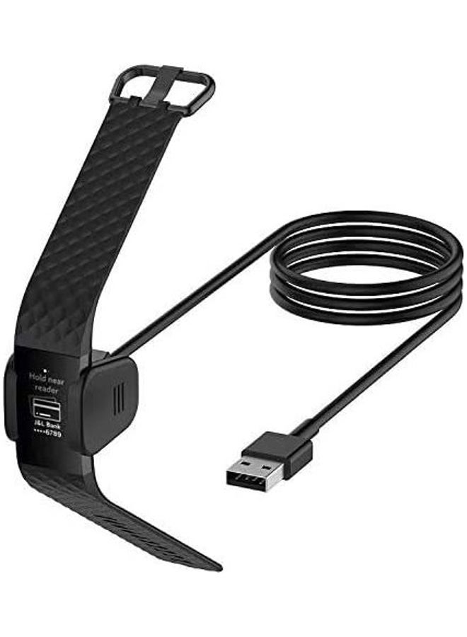 NIBEMINENT Portable Smartwatch Charger Black - Image 3