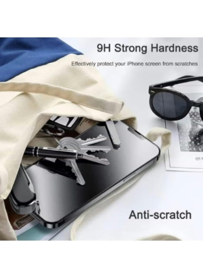 RTZ Privacy Screen Protector for Apple iPhone 15 6.1-inch Black - Image 2