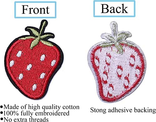 Daily Crafts Daily Crafts Pack of 5 pcs Candy Rainbow Patches Iron On DIY Embroidered Appliques Sew On Stickers for Clothing Garment Bags  - Image 2