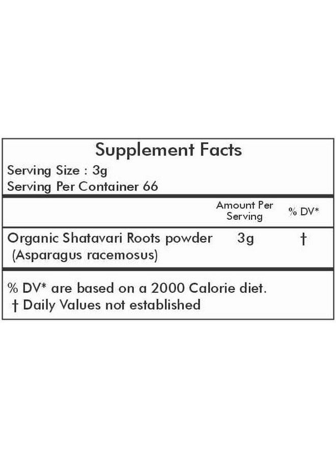 HERBAL HILLS مسحوق شاتافاري العضوي من هيربال هيلز (أسباراجوس راسيموس) | 200 جرام | عبوة من 1 | يستخدم للحفاظ على توازن صحة المرأة - Image 3