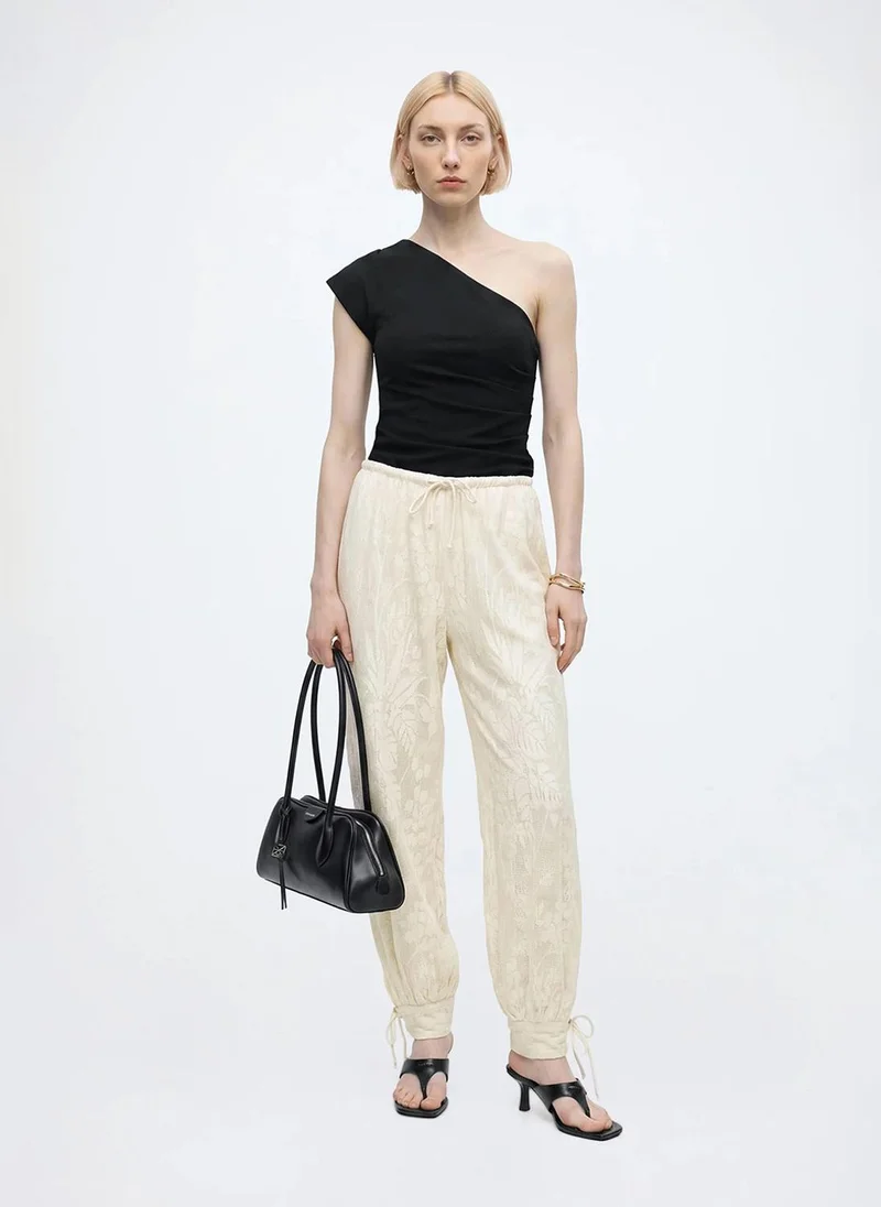 فيرو مودا Women's VMNINA Mid-Waist Lace Balloon Pant