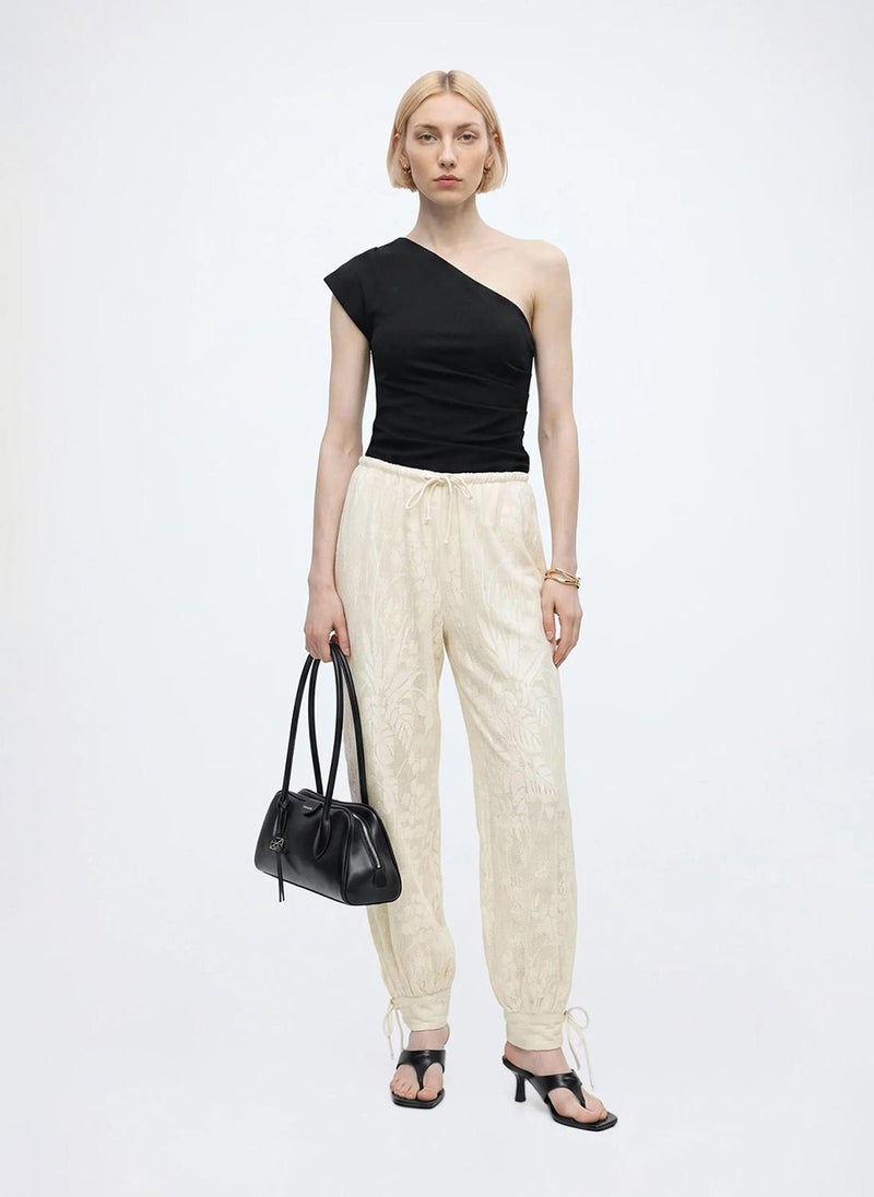 VERO MODA Women's VMNINA Mid-Waist Lace Balloon Pant - Image 1