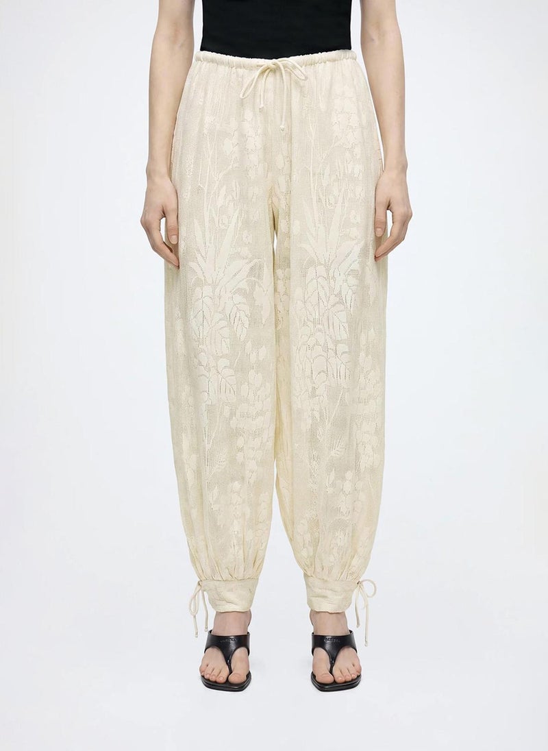 VERO MODA Women's VMNINA Mid-Waist Lace Balloon Pant - Image 4