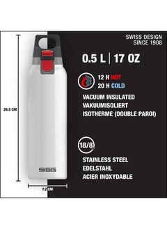 Sigg SIGG - Thermo Flask Hot & Cold ONE - Insulated Water Bottle - Tea Filter - Leakproof - BPA-Free - Stainless Steel - 17Oz  - Image 2