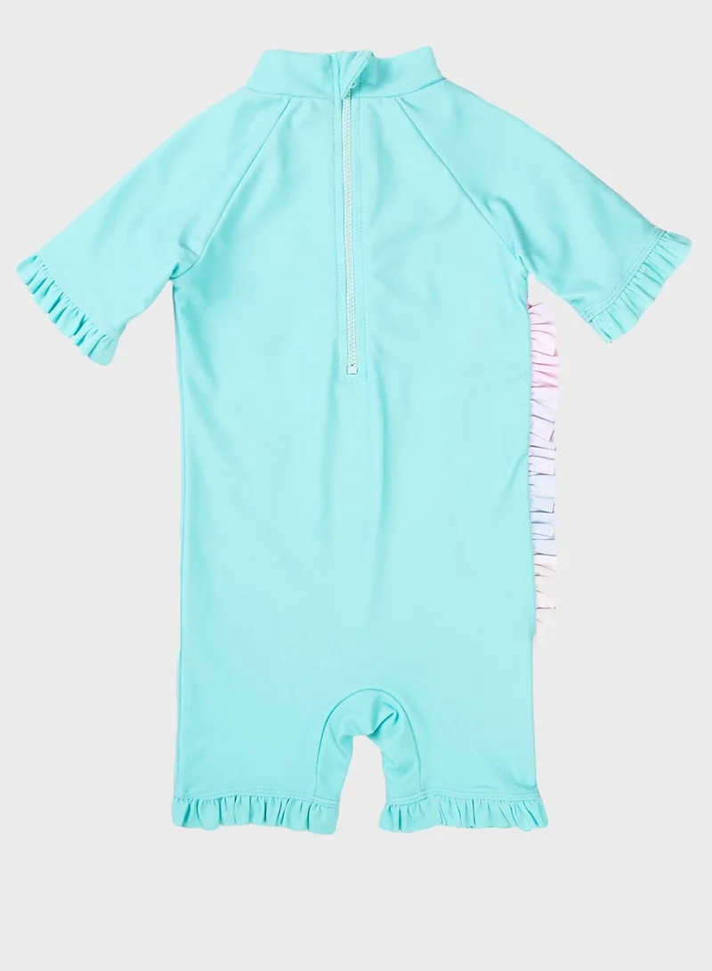 MINOTI Infant Unicorn All In One Swimsuit
