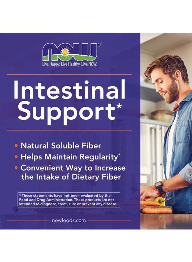 Now Foods Psyllium Husk Dietary Supplement - 180 Capsules 700 mg - Image 4