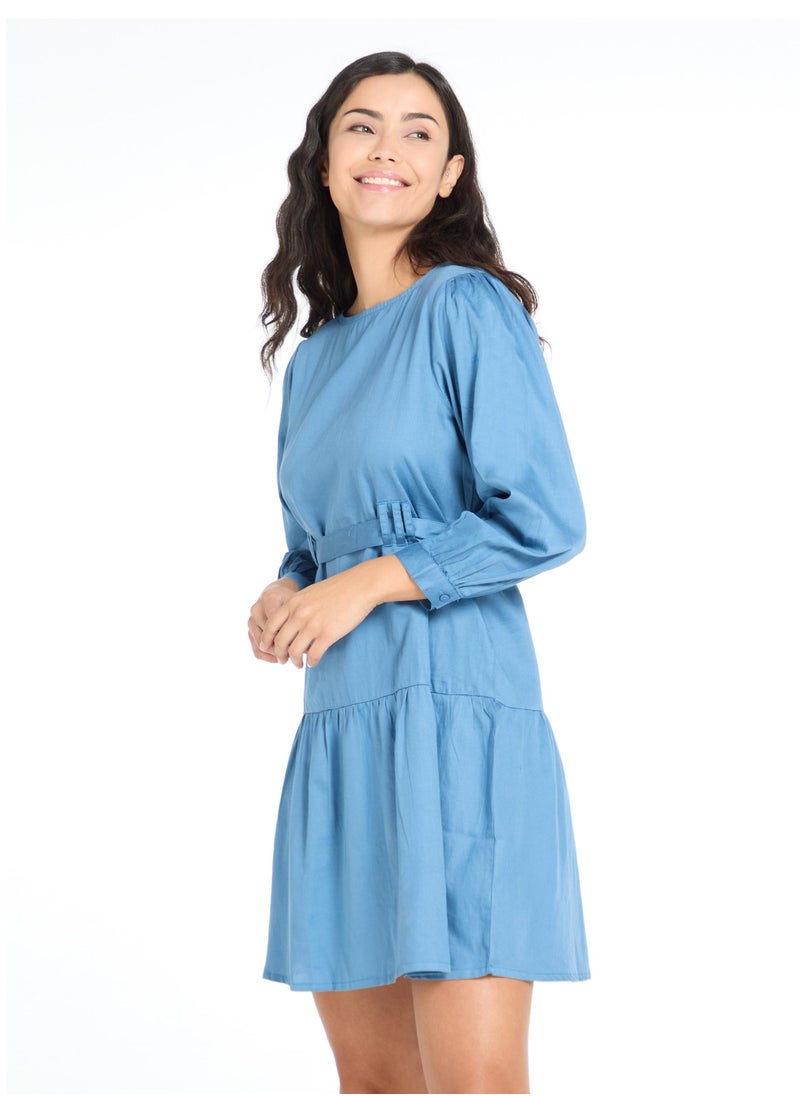 The Label Life Slate Drop Waist Mini Dress  - Image 3
