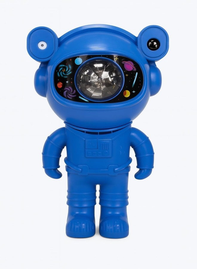 KMJSA Astronaut Galaxy Projector Night Light –360° Rotating Nebula Star Projector,Timer & Adjustable Head–LED Space Lamp for Kids’ Bedroom,Gaming Room,Home & Party Décor(with Speaker INBUILT) (Blue) - Image 1