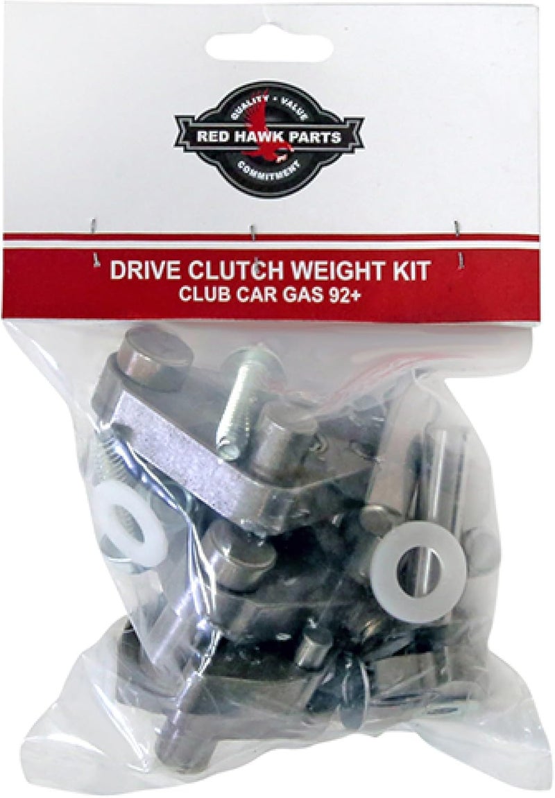 Red Hawk CP-0025 Weight Kit for Club Car Golf Carts (1992 and Newer, Gas 1016801) - Image 2