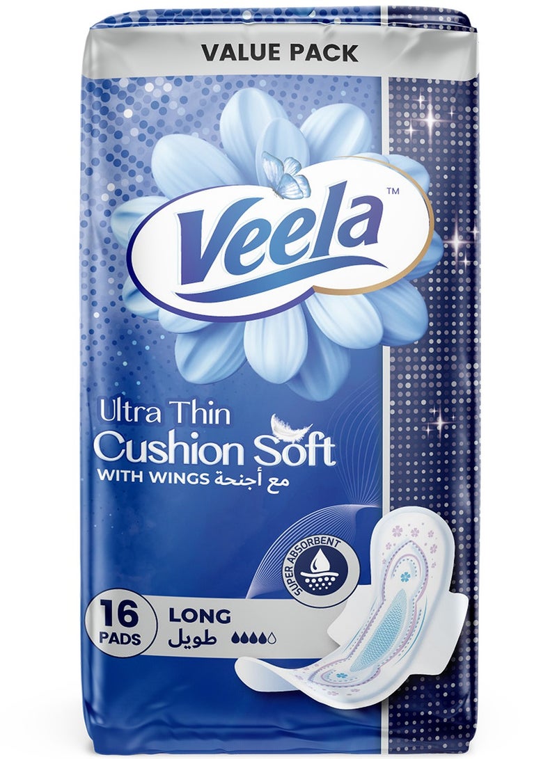 Veela Ultra Thin Pantiliners – Ultra-Light, Breathable, Leak-Proof Daily Feminine Hygiene Protection for Discreet Comfort and Freshness (Long, 25, count) - Image 1