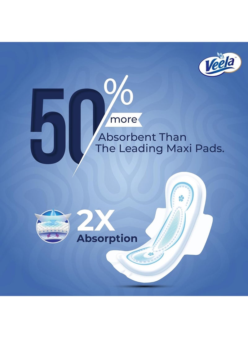 Veela Ultra Thin Pantiliners – Ultra-Light, Breathable, Leak-Proof Daily Feminine Hygiene Protection for Discreet Comfort and Freshness (Long, 25, count) - Image 3