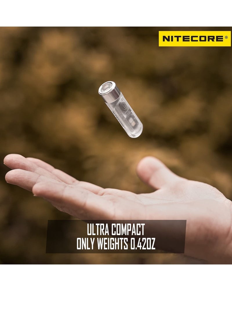 NITECORE - NITECORE TIKI 300 Lumen USB Rechargeable Keychain Flashlight with UV High CRI Lights - Image 1