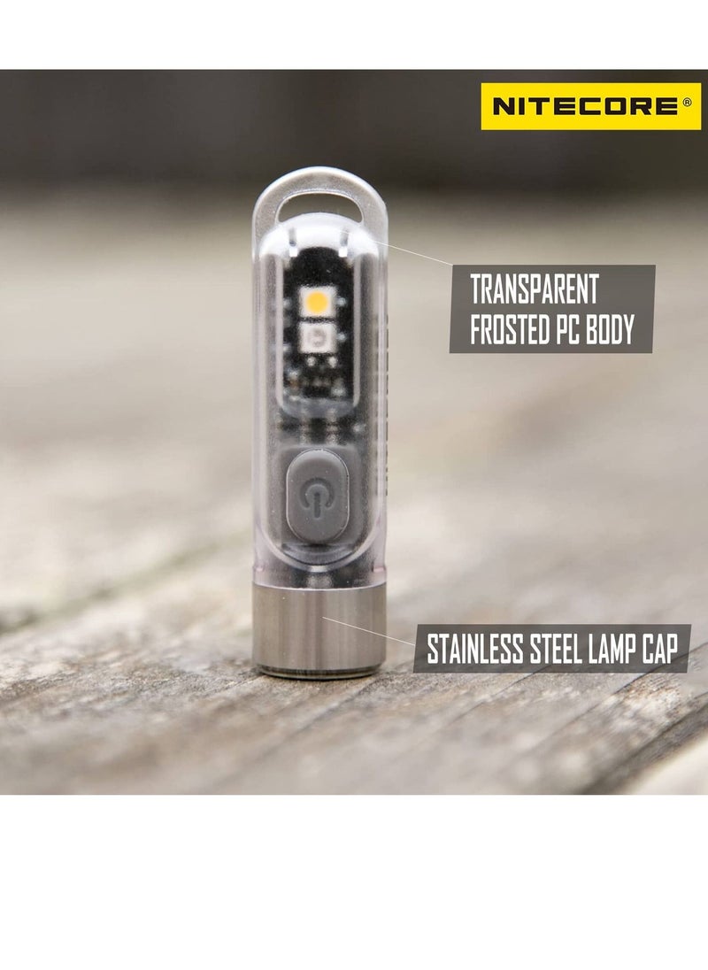 NITECORE - NITECORE TIKI 300 Lumen USB Rechargeable Keychain Flashlight with UV High CRI Lights - Image 1