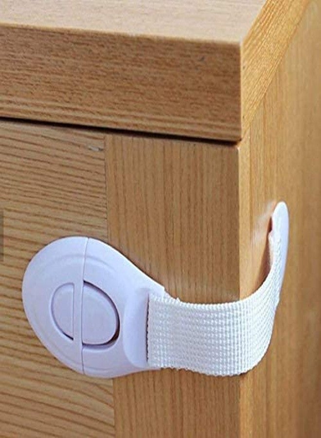 FreshDcart FDCA3820 Baby Safety Strap Locks Cabinet Locks for Babies | Childproof Safety Latches Baby Proof Lock for Drawers, Doors, cupboards, wardrobes, Toilets, Furniture (4) - Image 3
