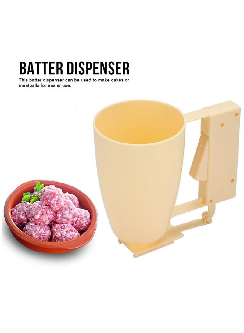 Handle Cake Making Helper Cup Pastry Batter Dispenser Meatball Mould Maker Loqumat Al Kadey Device Kitchen - Image 2