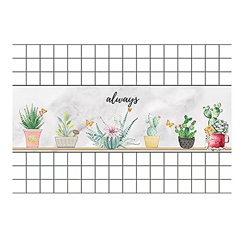 TGOPIT Marble Tile Stickers for Kitchen Bathroom Backsplash PVC Waterproof Oil Proof DIY Self Adhesive New Wall Stickers Home Decor2 PcsWhiteBlack - Image 3