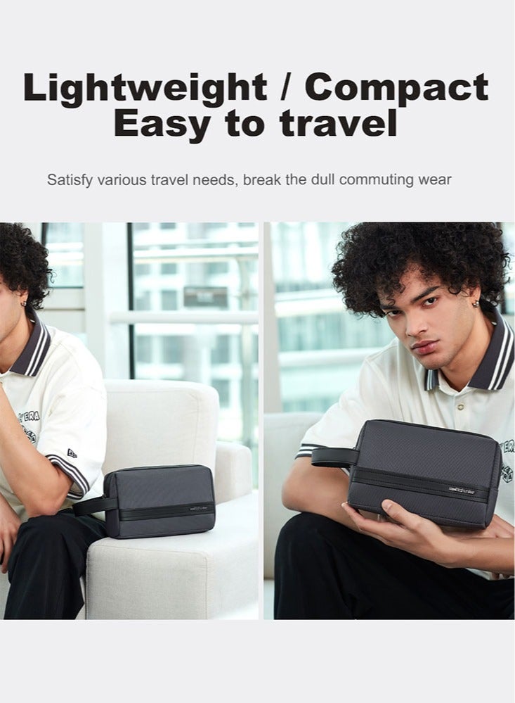 ARCTIC HUNTER Casual Clutch Bag, Durable Phone Wallet  Handbag for Men, Grey - Image 2