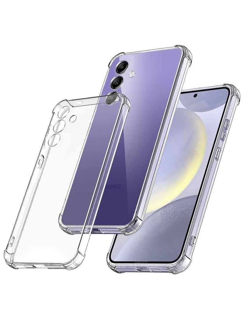 BORTONY Samsung S24 Case 5G Clear Anti-scratch Soft Back Galaxy S24 Cover Slim and Soft TPU Full Coverage Drop Proof for Samsung S24 Case 6.2 inch - Image 1