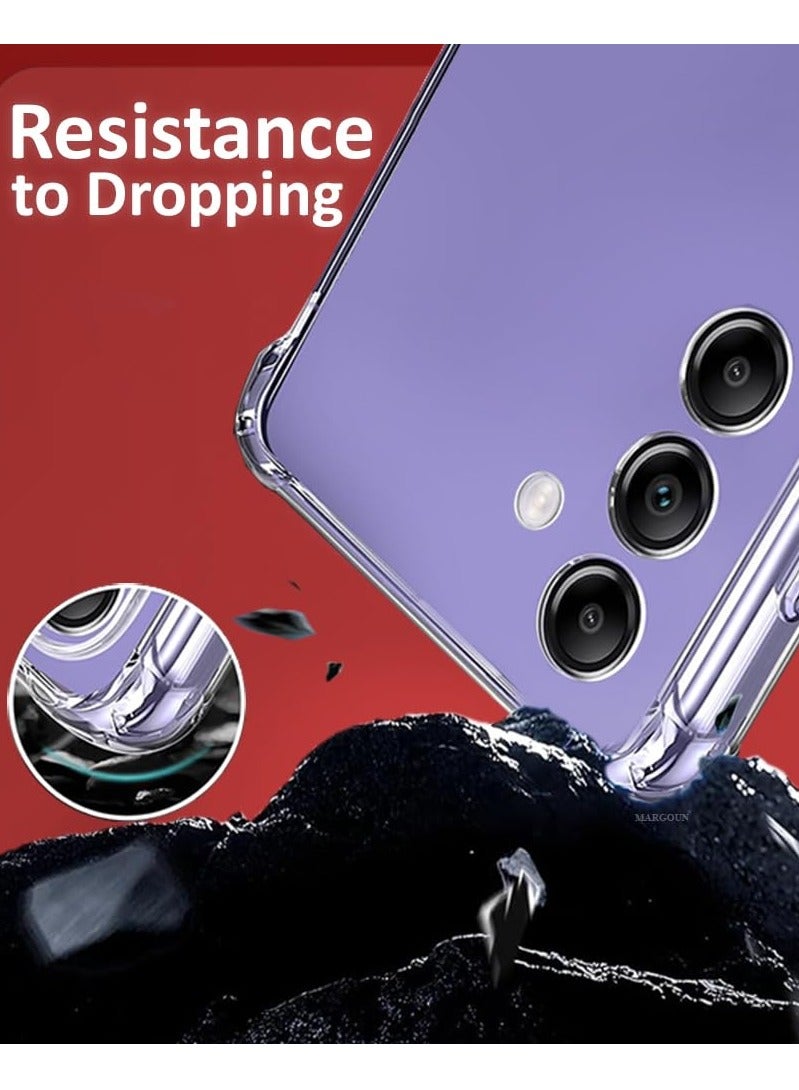 BORTONY Samsung S24 Case 5G Clear Anti-scratch Soft Back Galaxy S24 Cover Slim and Soft TPU Full Coverage Drop Proof for Samsung S24 Case 6.2 inch - Image 5