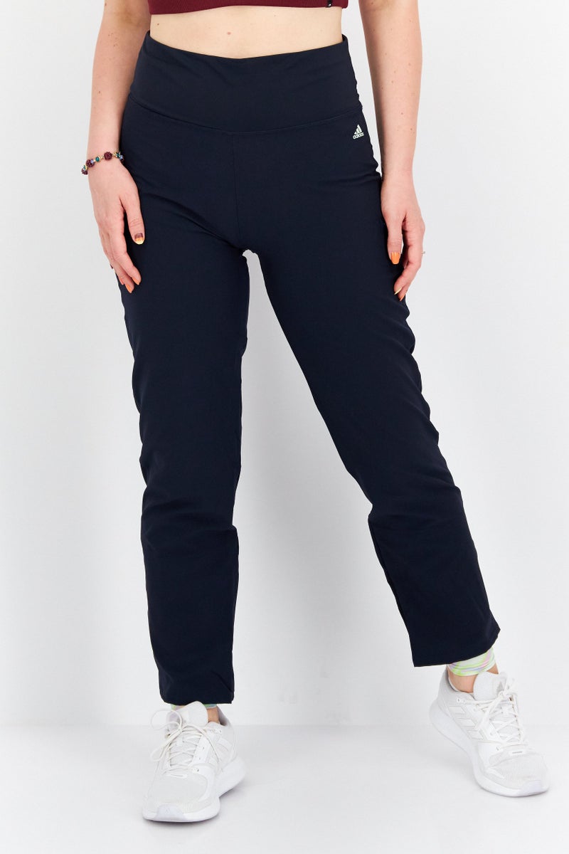 Women Sportswear Fir Brand Logo Training Leggings, Navy Combo