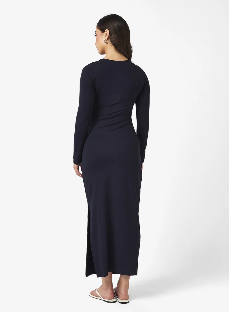 جينجر بيسيكس Longsleeve Bodycon Maxi Dress