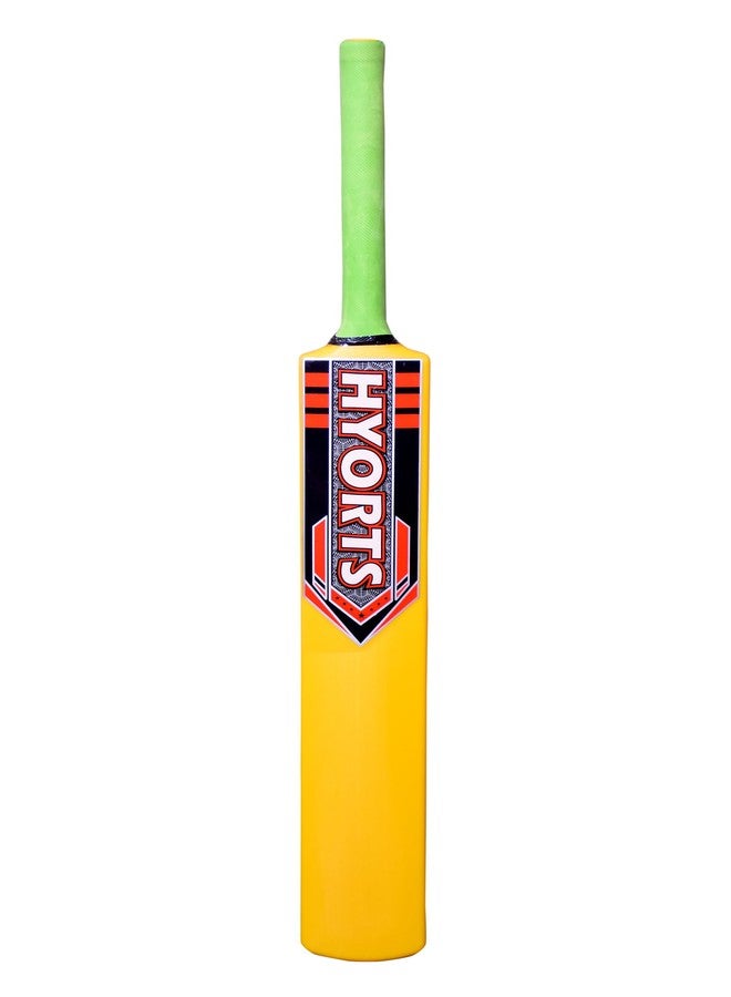 HYORTS Full Size Durable Plastic Cricket Bat for Kids & Adult for Beach & Backyard- Yellow Color - Image 2
